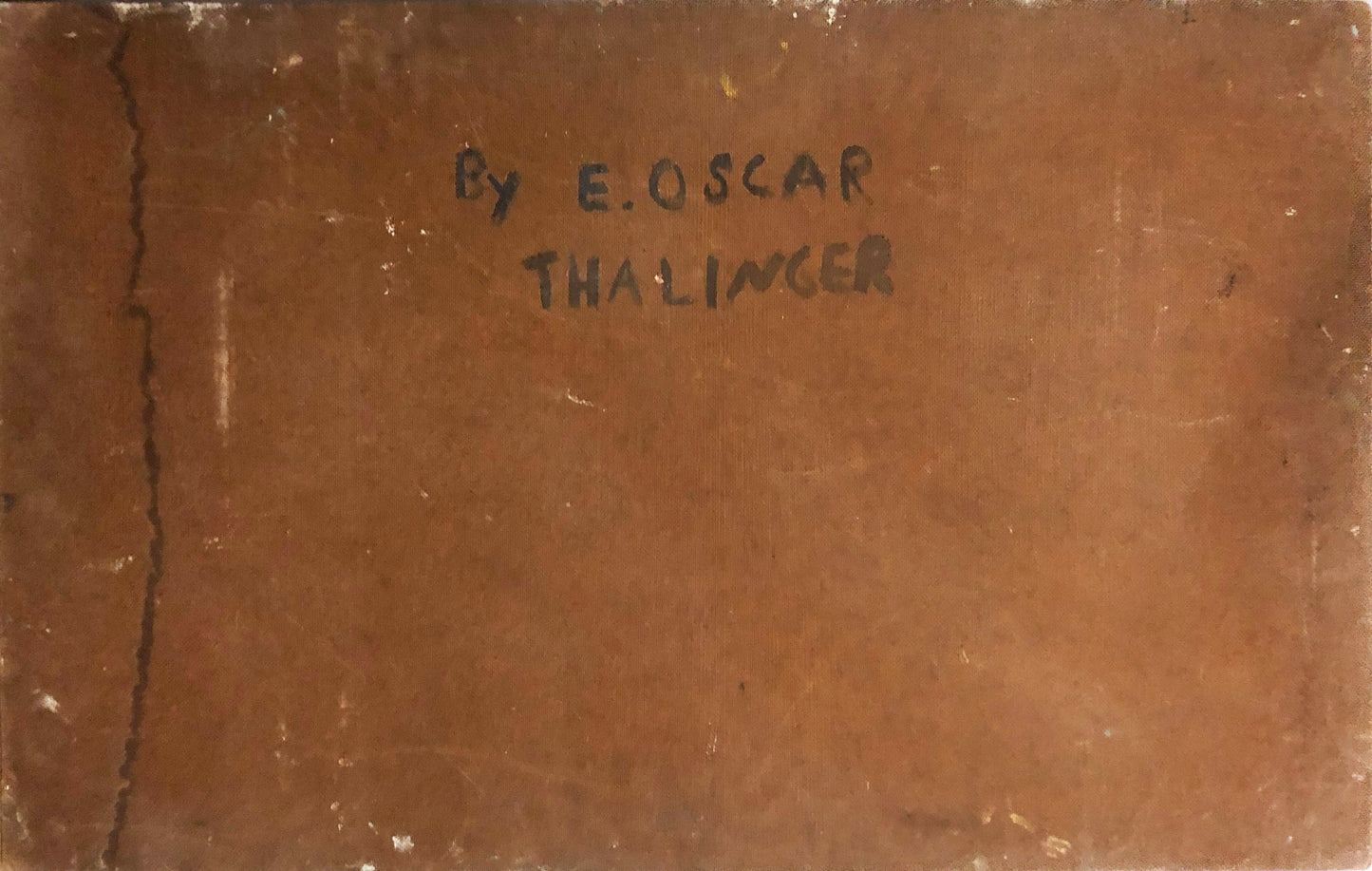 Oscar Thalinger Oil Painting: Abstract 1958