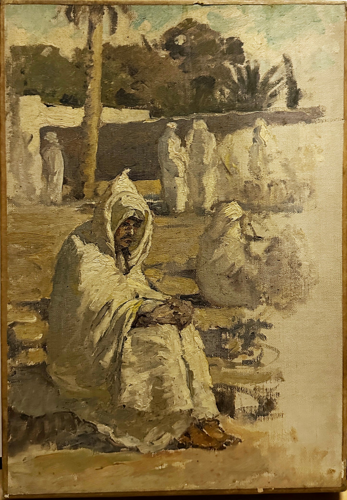 Anna Richards Brewster Oil Painting: Oriental scene