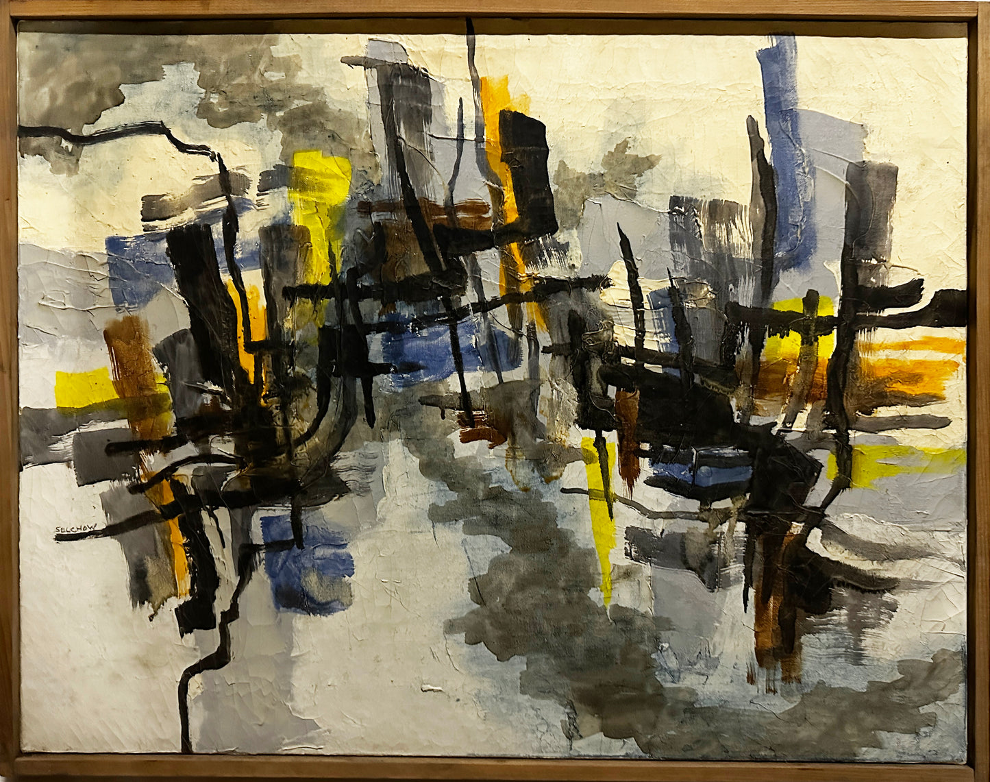 Roger Selchow Oil Painting: Abstract II