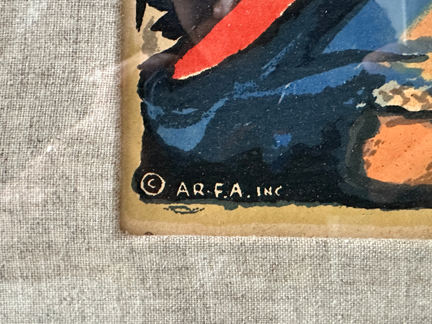 Georges Rouault Aquatint, Etching: "Dors, Mon Amour" (Sleep my Love)