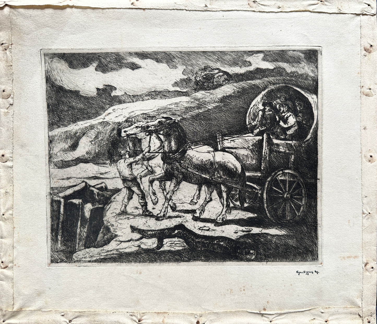 Set of 3 Eugene Higgins Etchings
