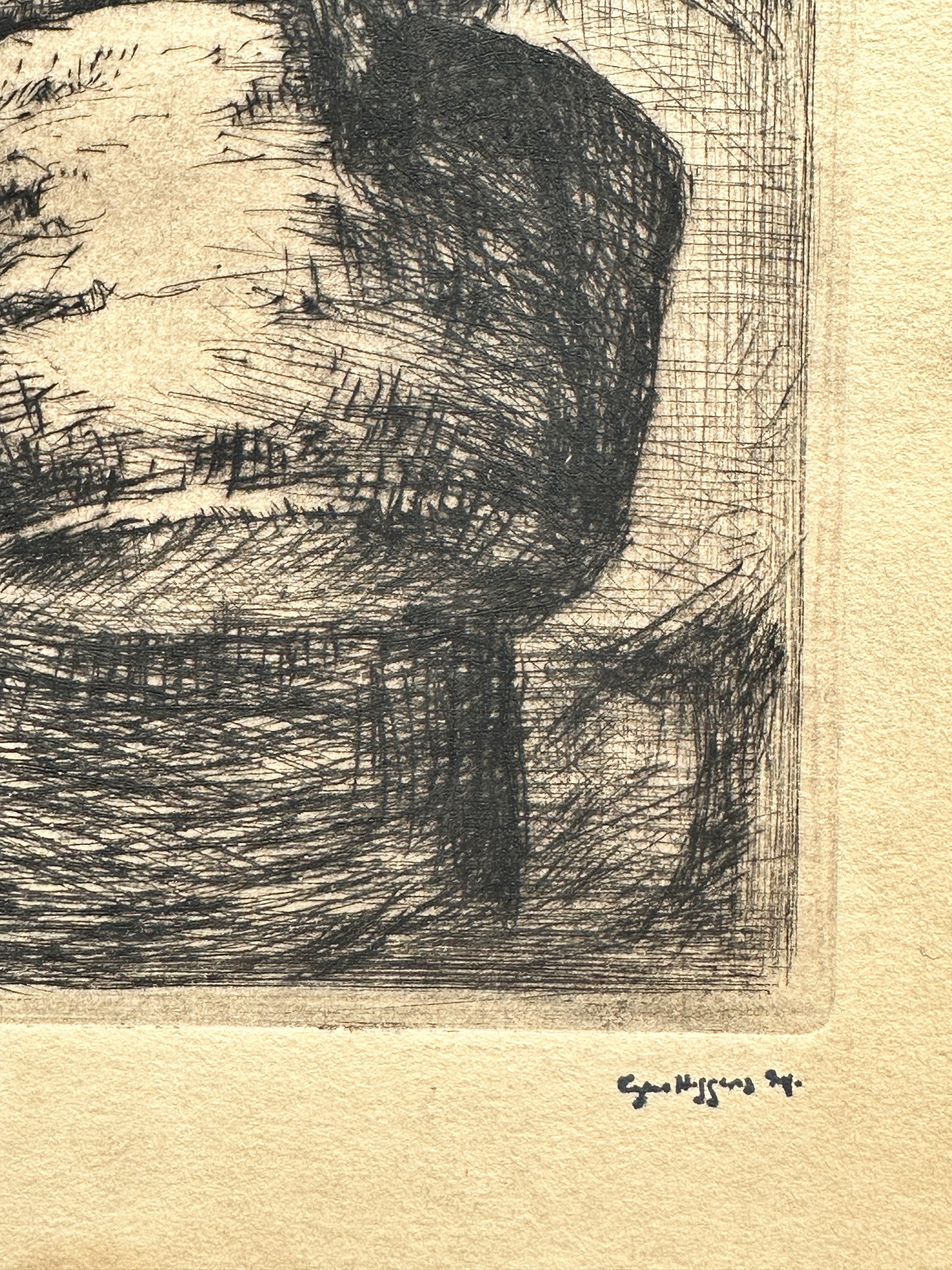 Set of 3 Eugene Higgins Etchings