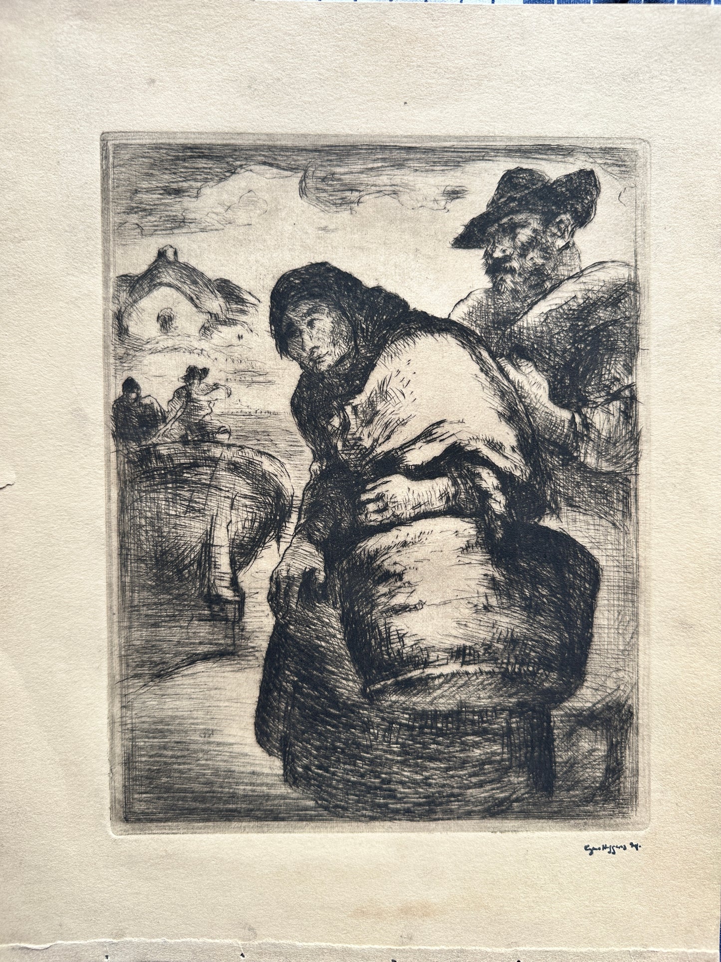 Set of 3 Eugene Higgins Etchings