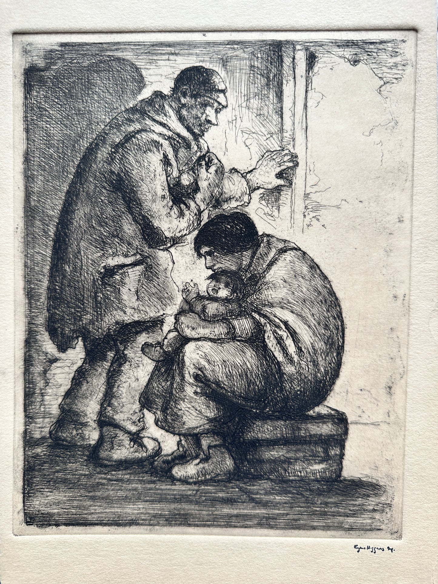 Set of 3 Eugene Higgins Etchings
