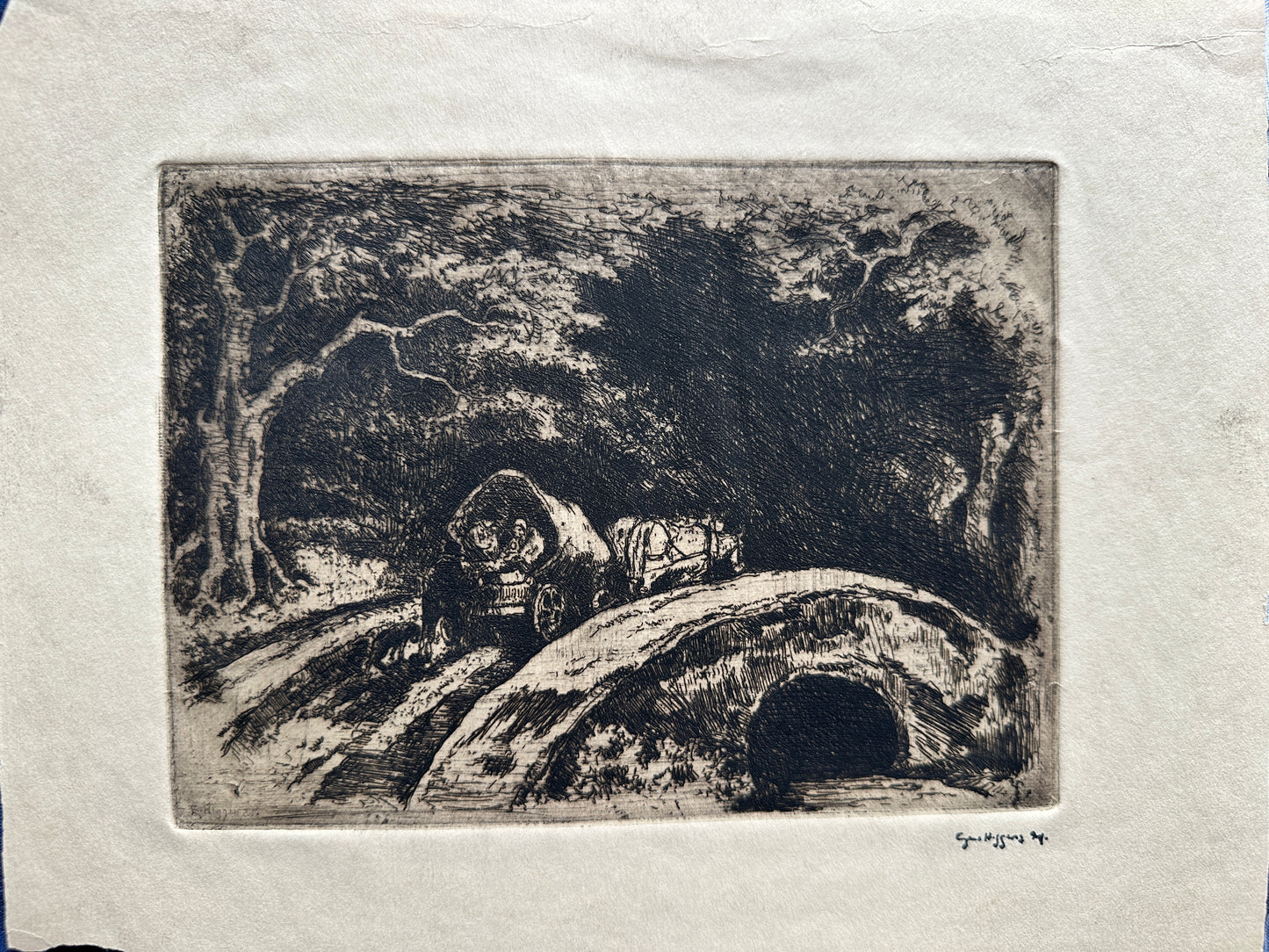 Set of 3 Eugene Higgins Etchings