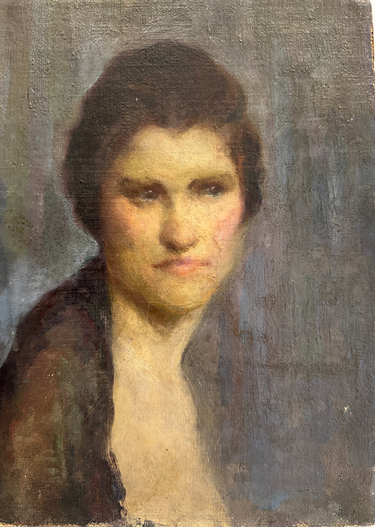Jean Jacques Henner Oil Painting: Portrait of a woman