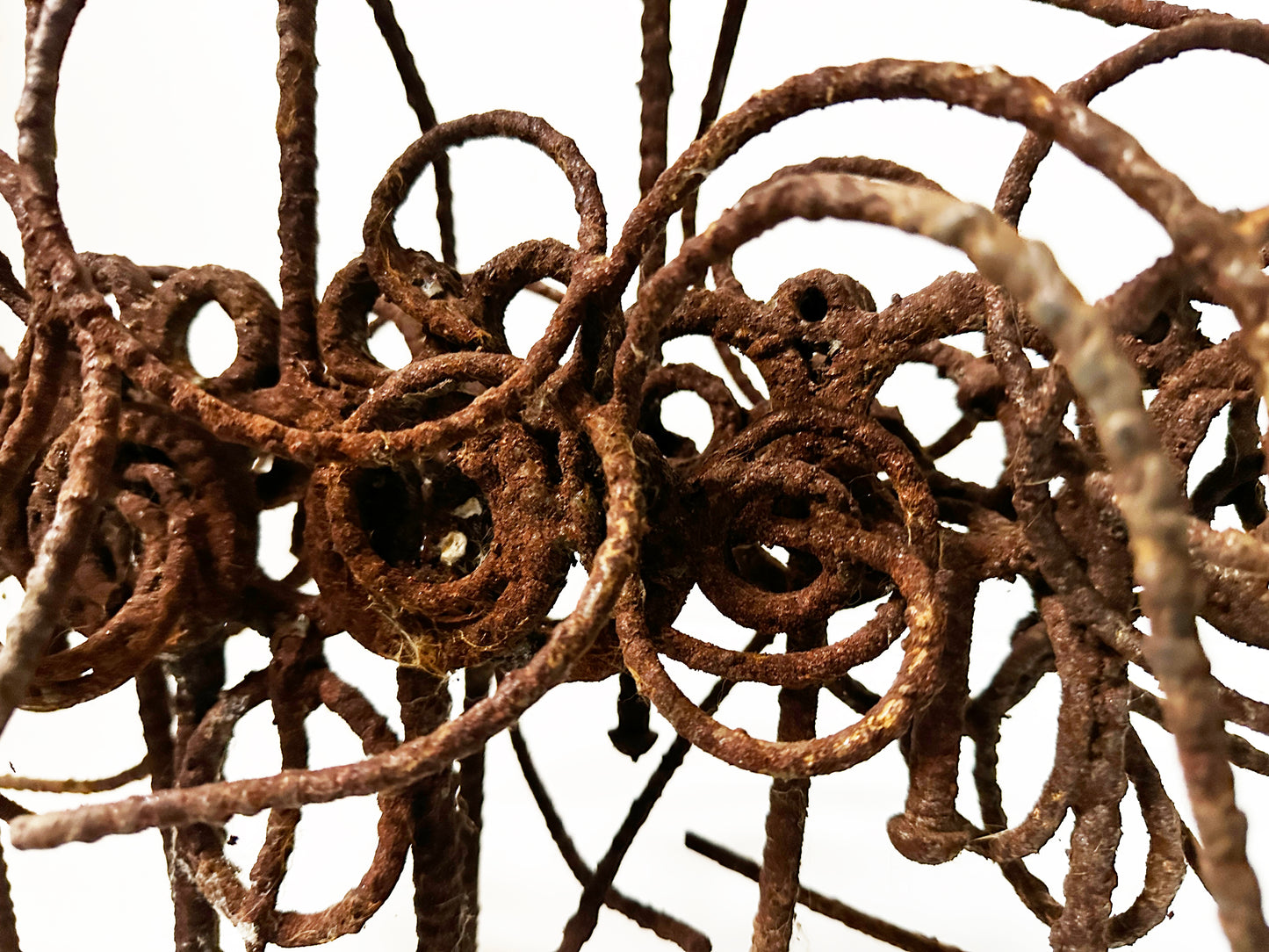 Mid-century Abstract Rebar Surrealist Style Sculpture by Franco Garelli