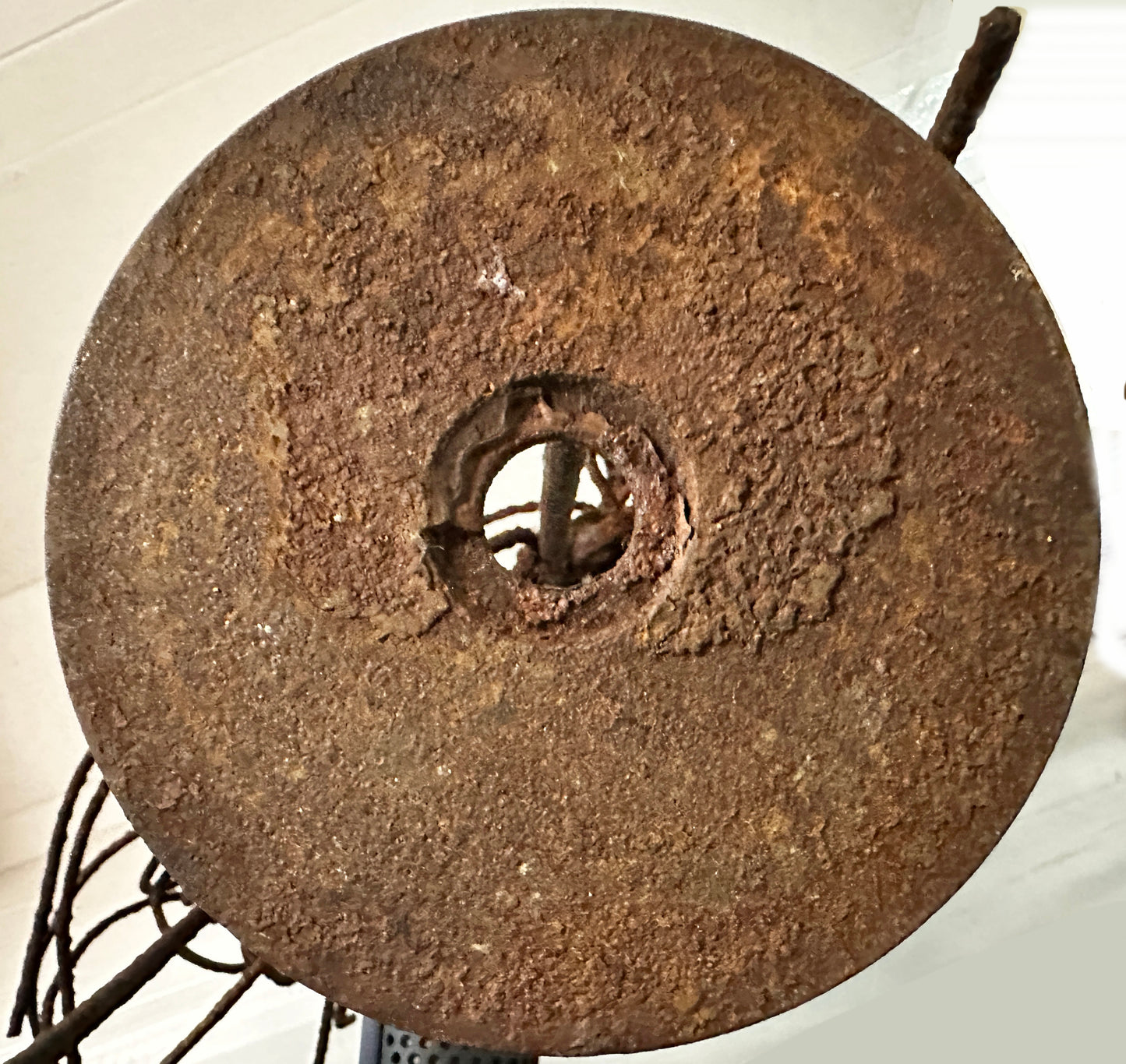 Mid-century Abstract Rebar Surrealist Style Sculpture by Franco Garelli