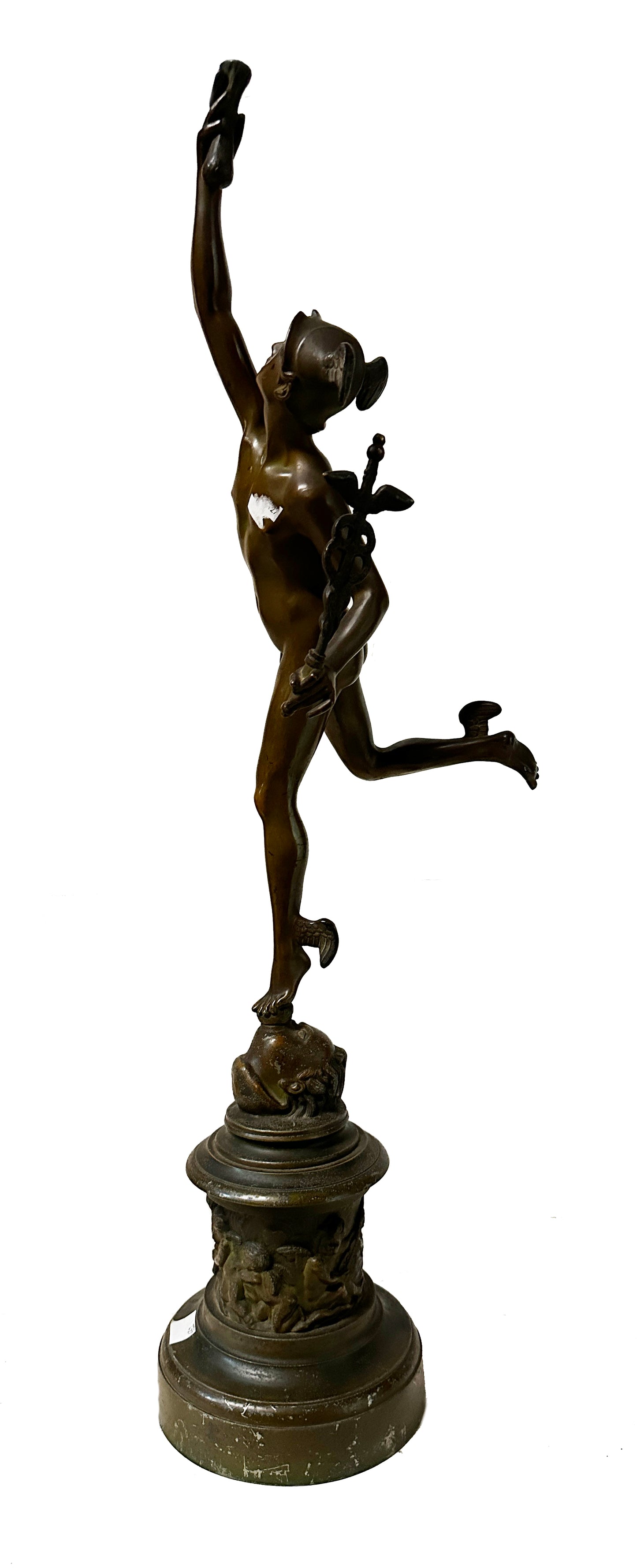 After Giovanni da Bologna (Giambologna) Bronze Sculpture of Mercury