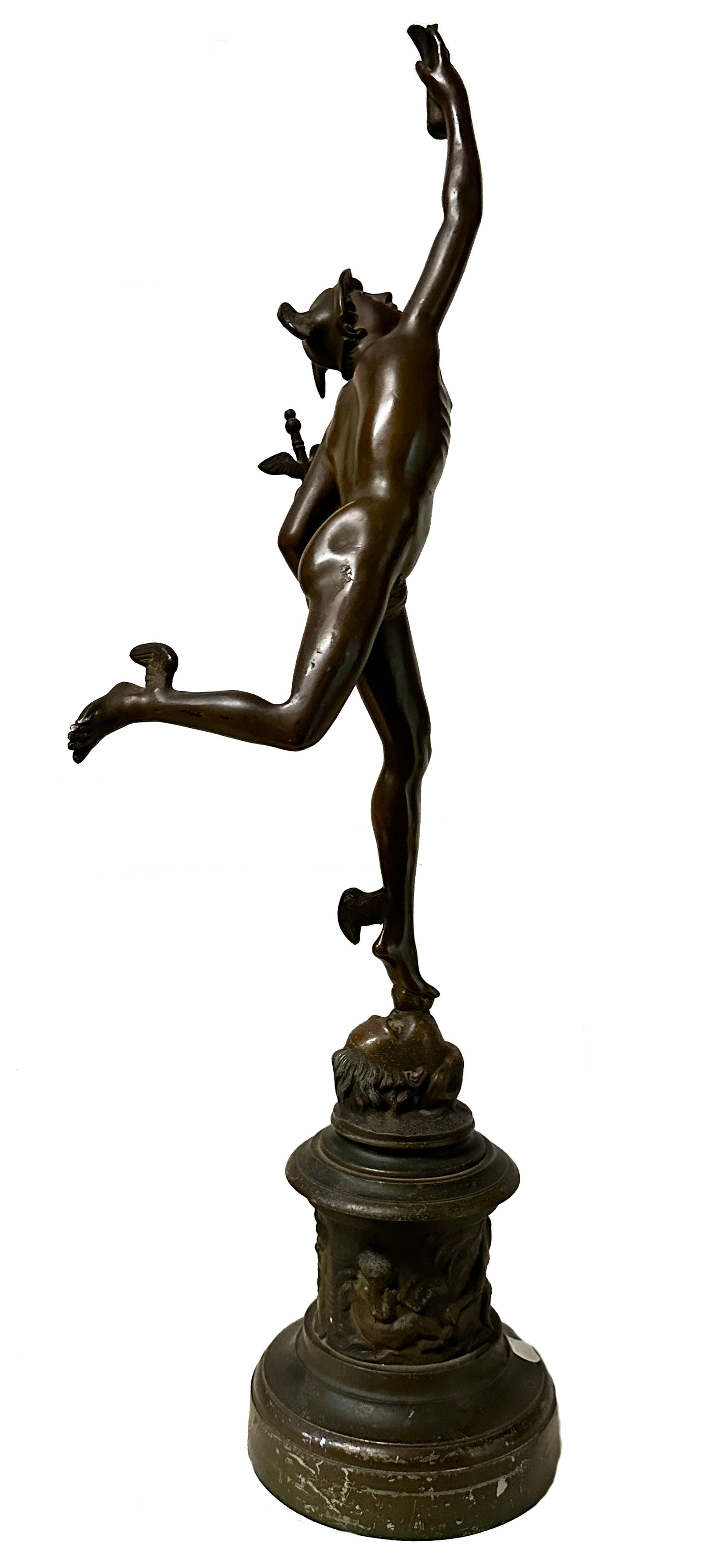 After Giovanni da Bologna (Giambologna) Bronze Sculpture of Mercury