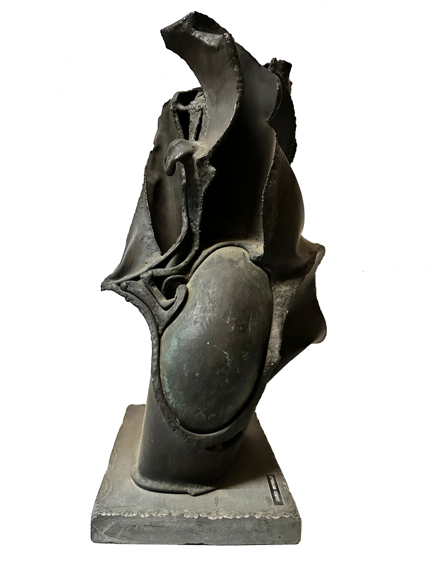James Metcalf Modernist Abstract Metal Sculpture