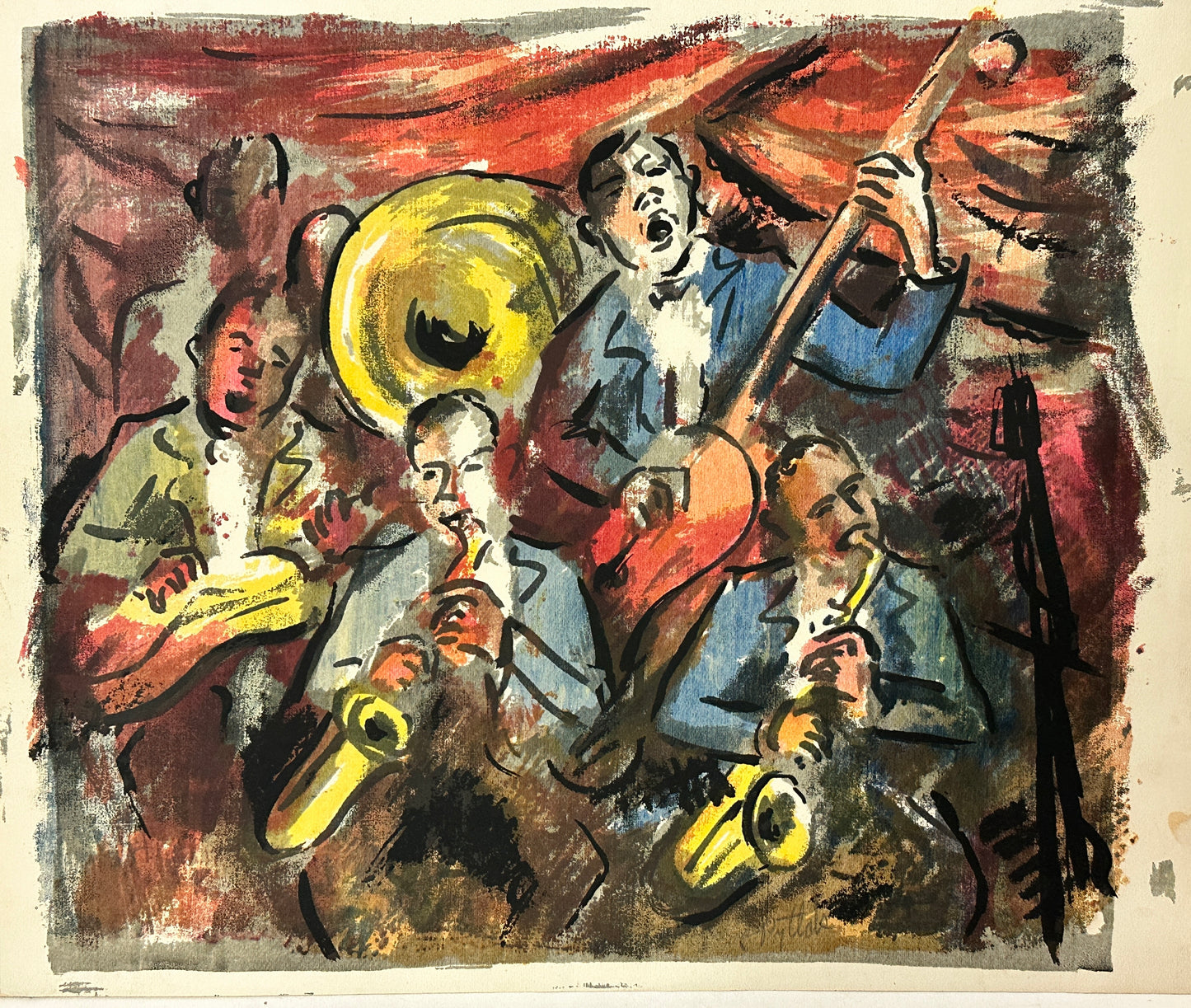 Leonard Pytlak Serigraph: "Jam Session"