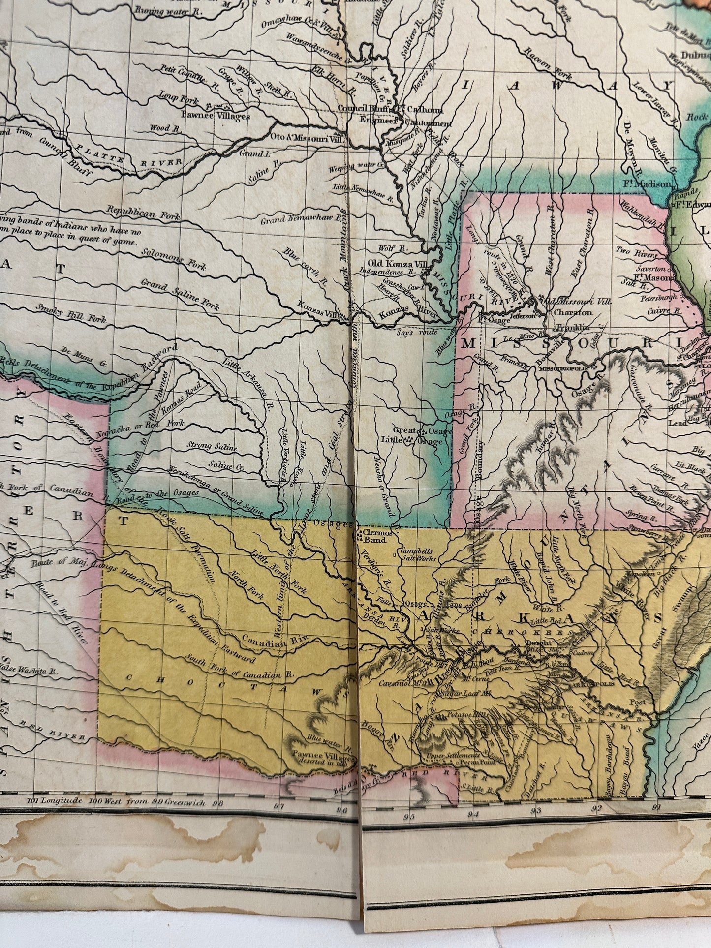 Set of 3 Vintage Maps: (1) Ingermanland feu Ingria  (2) A New map of Savoy and Piedmont  (3) Map of Arkansa and the other US Territories