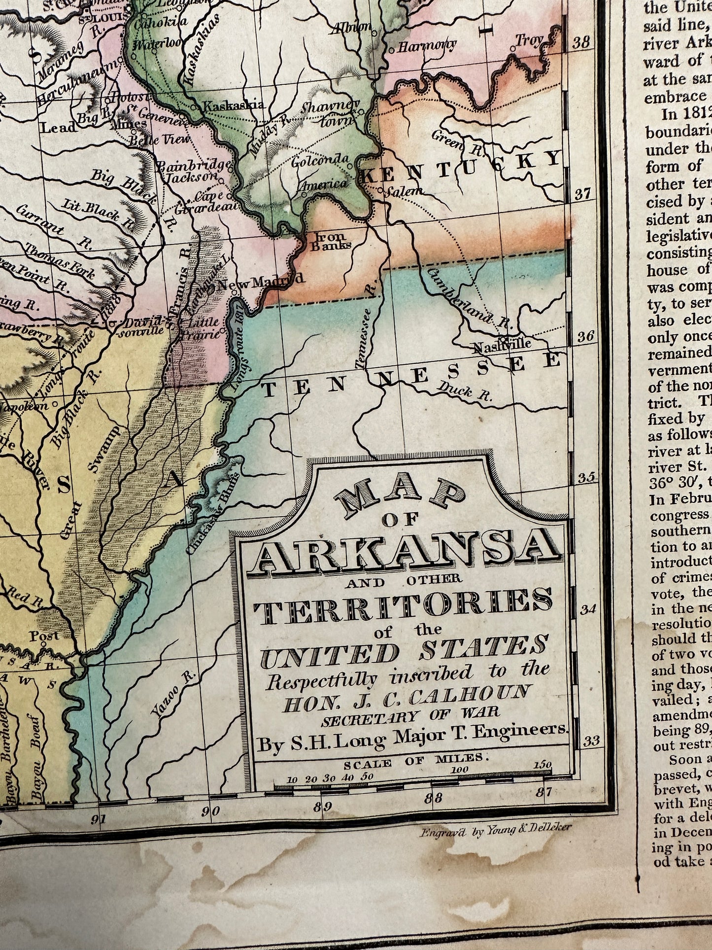 Set of 3 Vintage Maps: (1) Ingermanland feu Ingria (2) A New map of Savoy and Piedmont (3) Map of Arkansa and the other US Territories