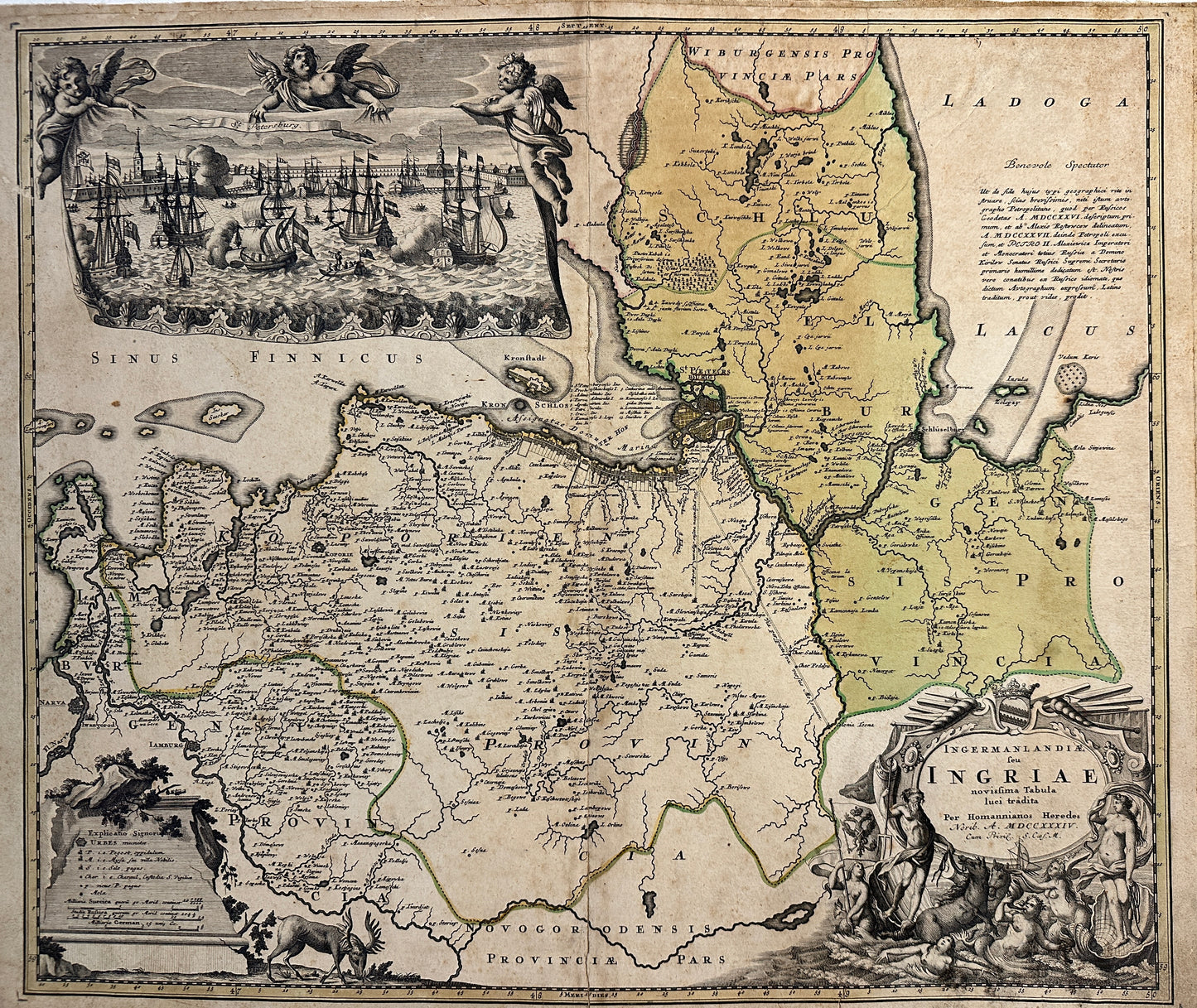 Set of 3 Vintage Maps: (1) Ingermanland feu Ingria  (2) A New map of Savoy and Piedmont  (3) Map of Arkansa and the other US Territories