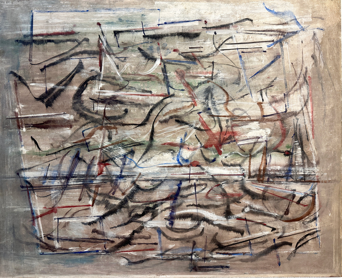 Gene Charlton Oil on Board: Untitled IV