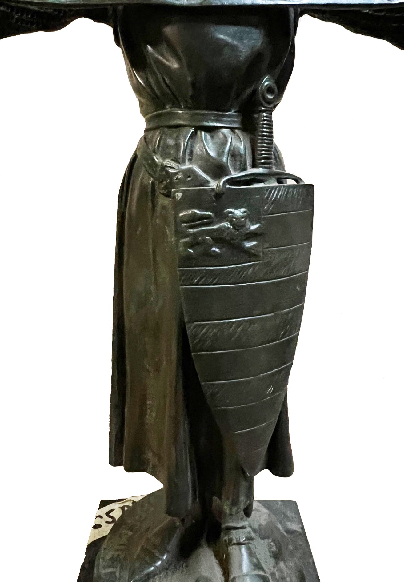 Emmanuel Fremiet Signed Bronze Sculpture: "Credo"