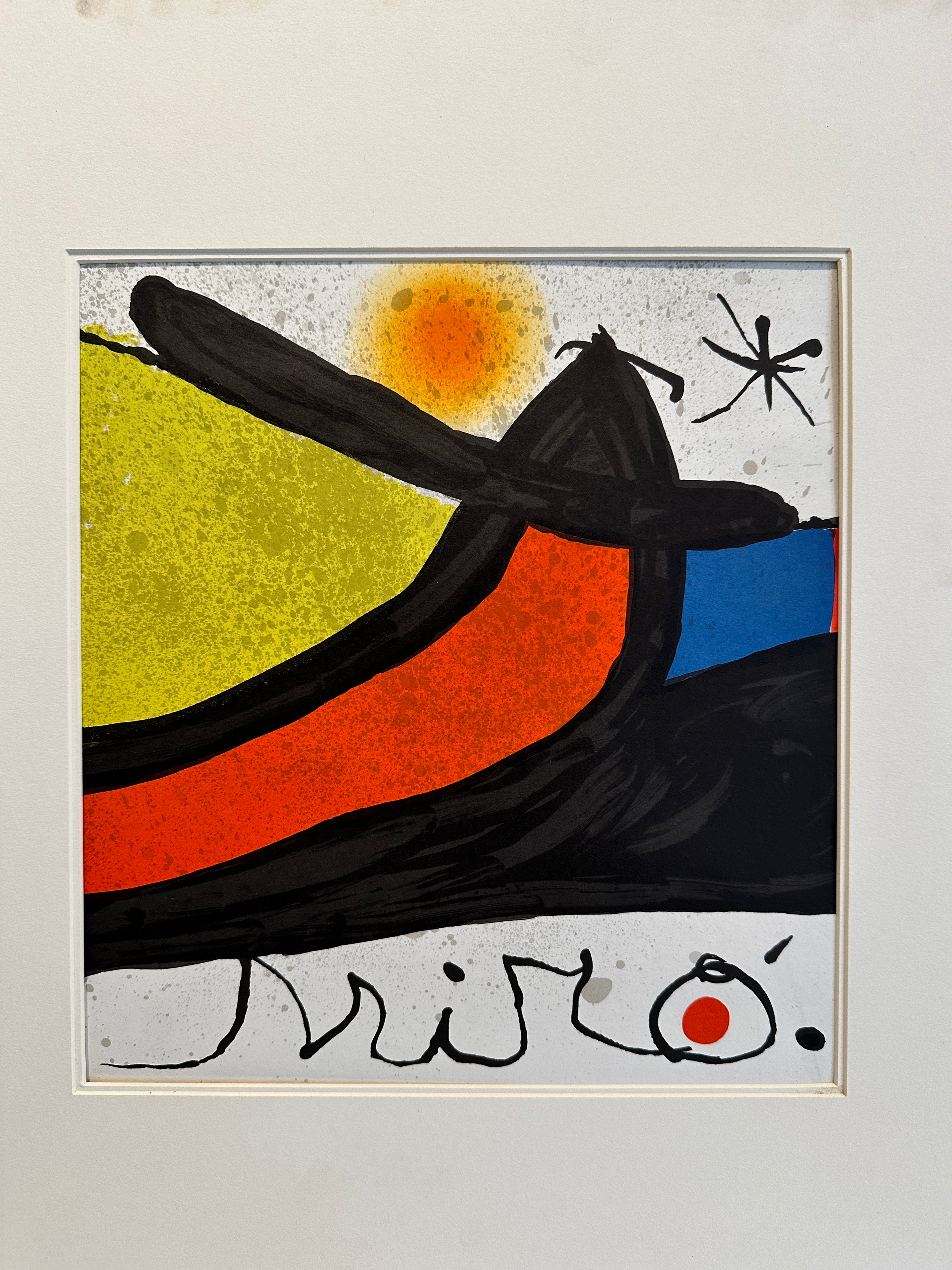 Joan Miro Lithograph: Derriere Le Miroir 193-194