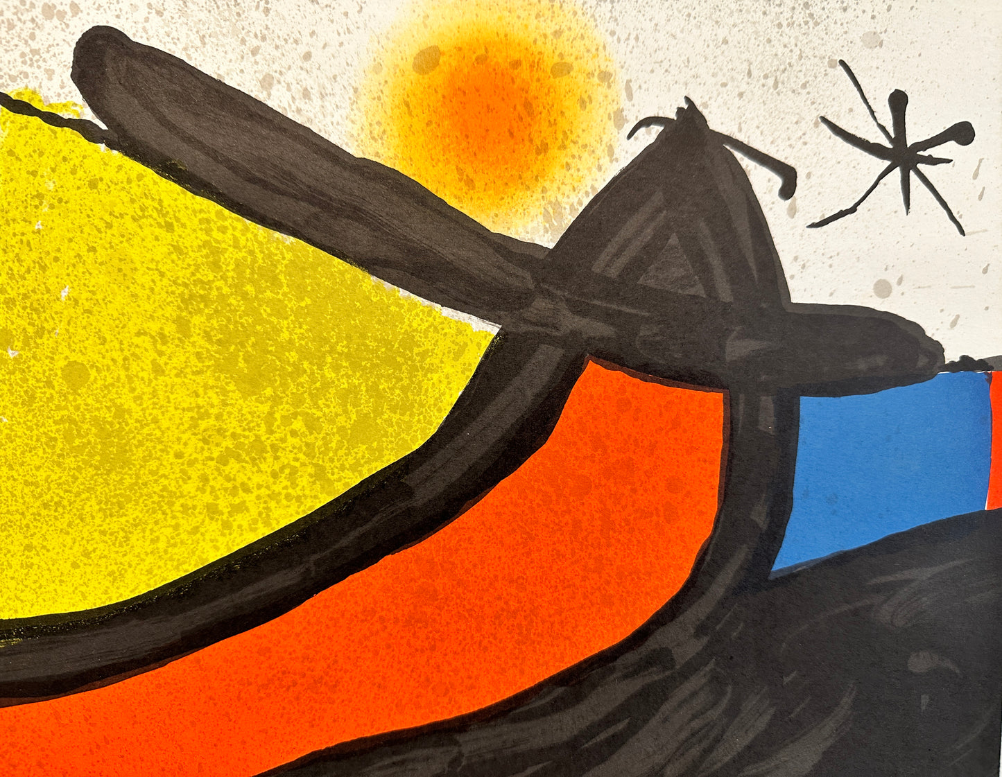 Joan Miro Lithograph: Derriere Le Miroir 193-194, 1971