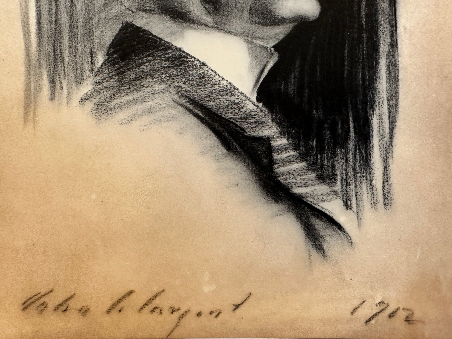 John Singer Sargent Drawing: Charles Lanier, 1912