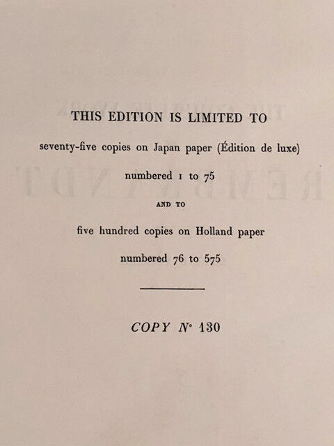 The Complete Work of Rembrandt Volume 8