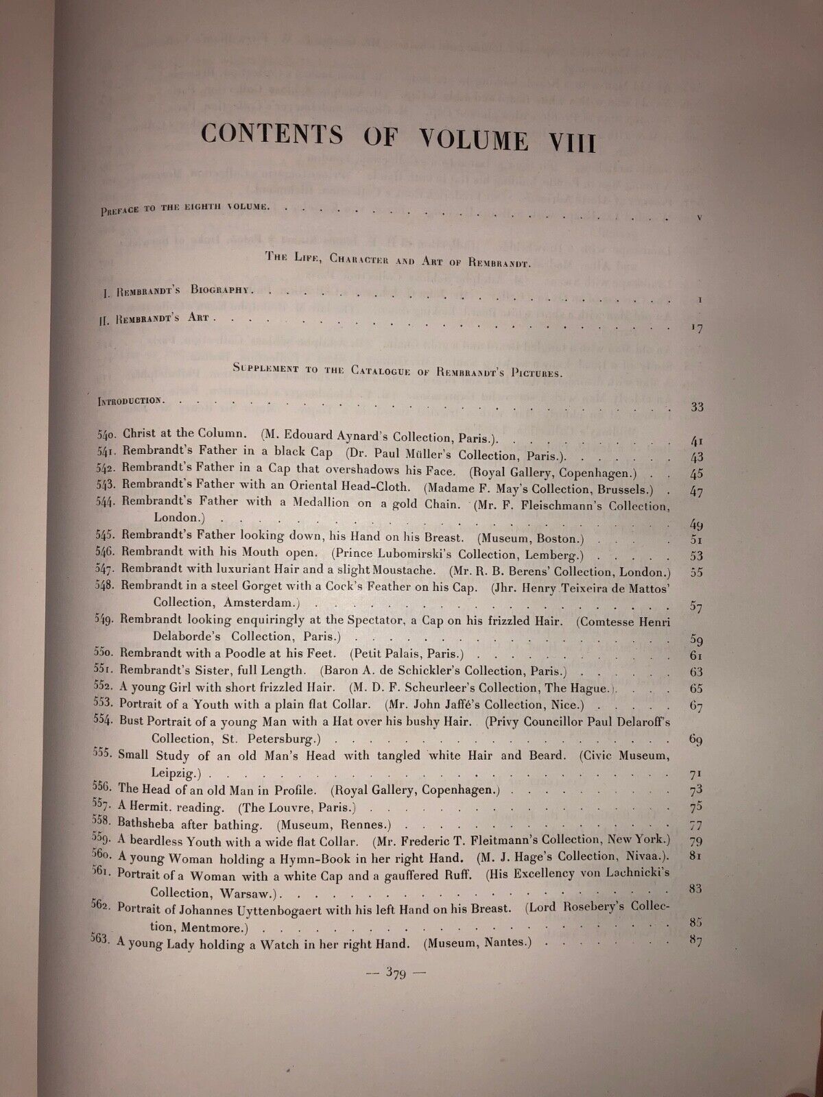 The Complete Work of Rembrandt Volume 8