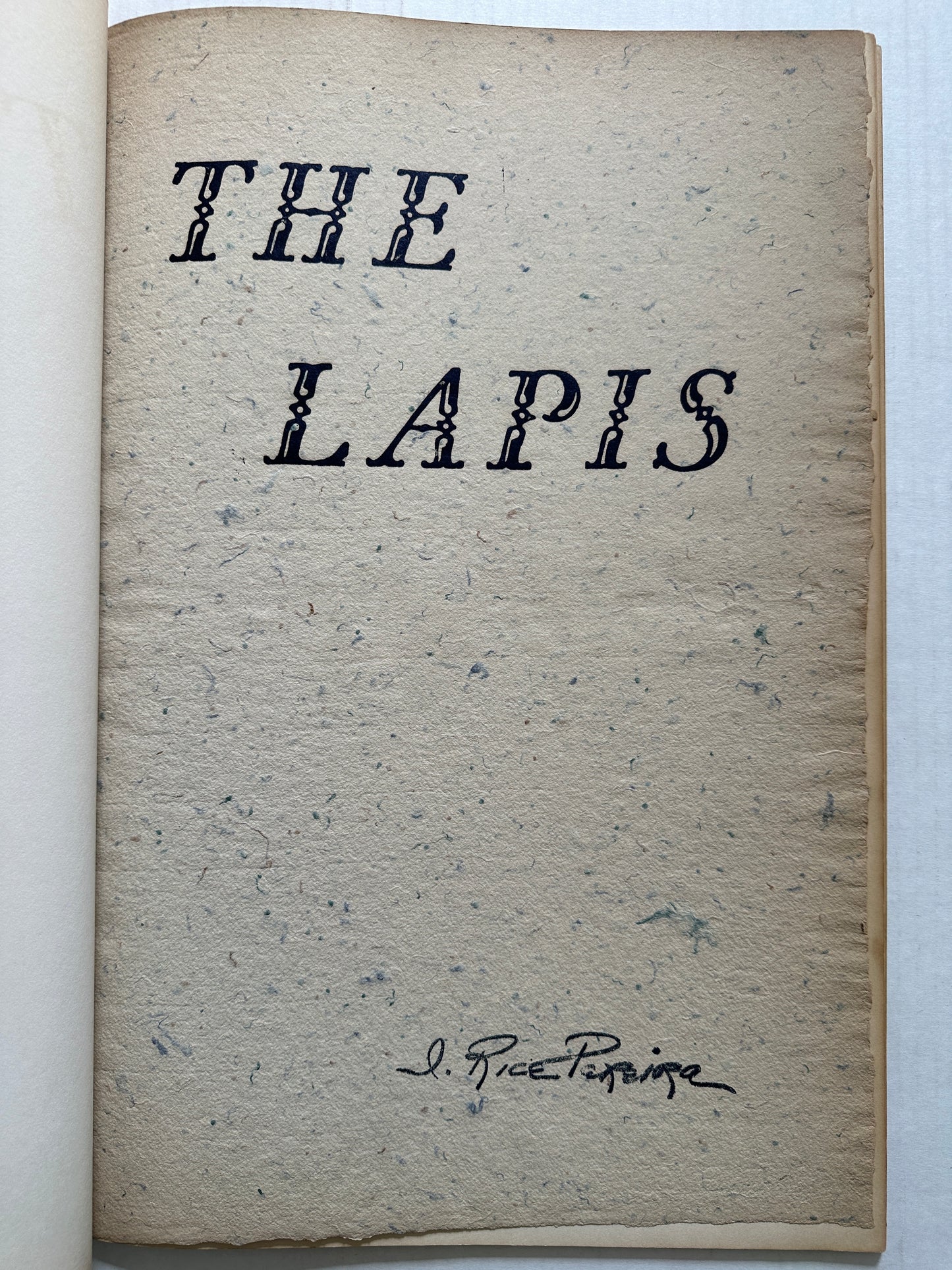 The Lapis: Irene Rice Pereira (Paperback)