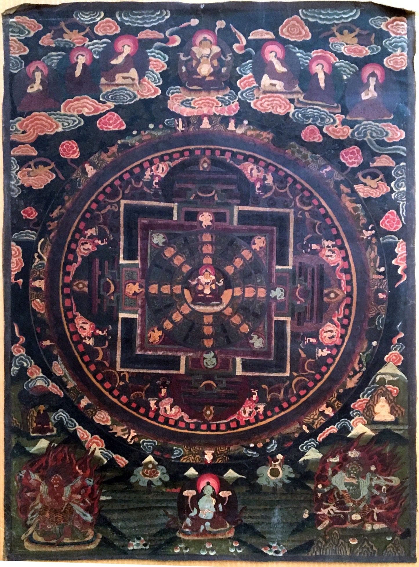 Thangka: Late 19th–early 20th century Mandala Thangka