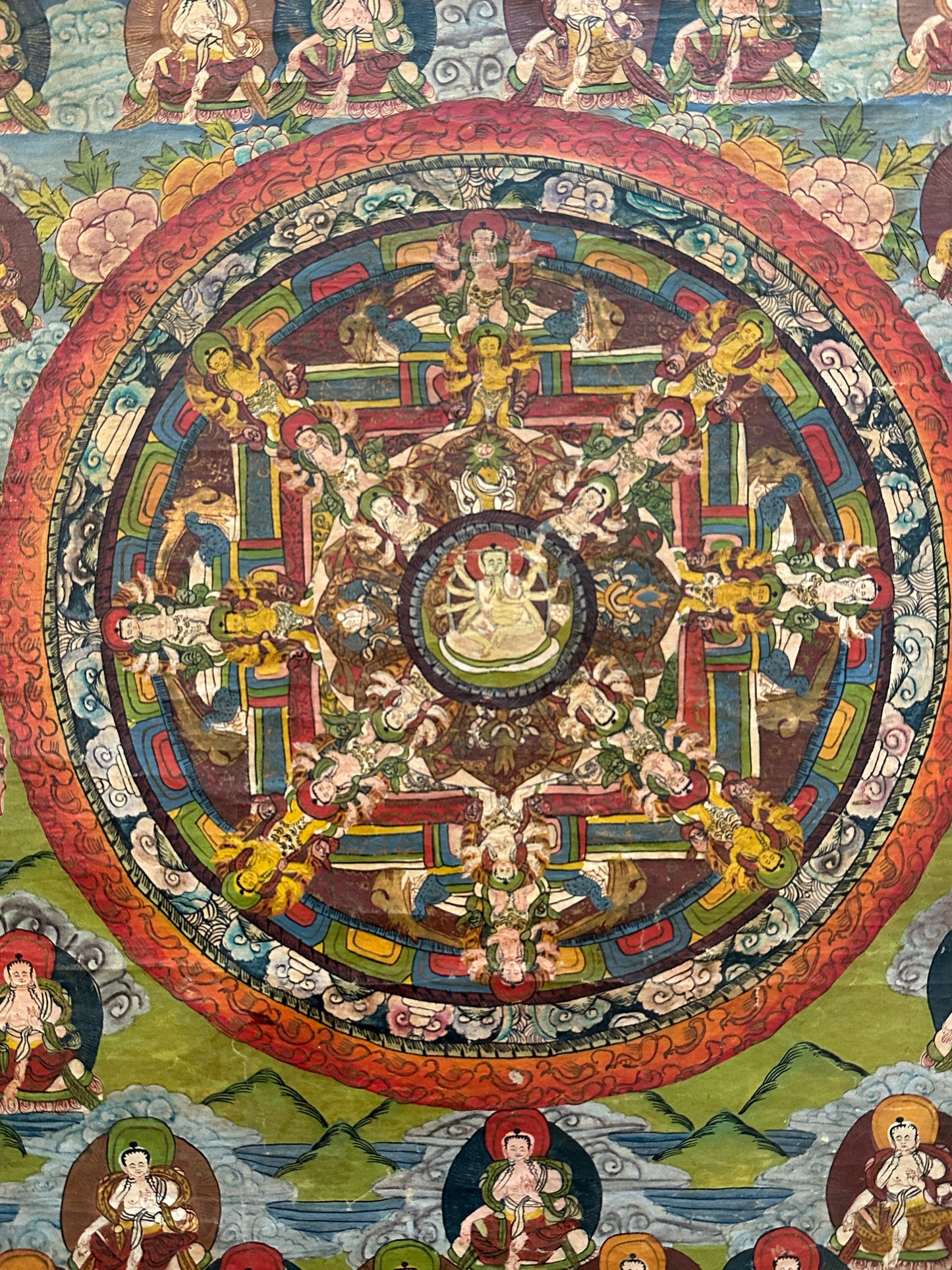 Thangka: Early 20th century Mandala Thangka