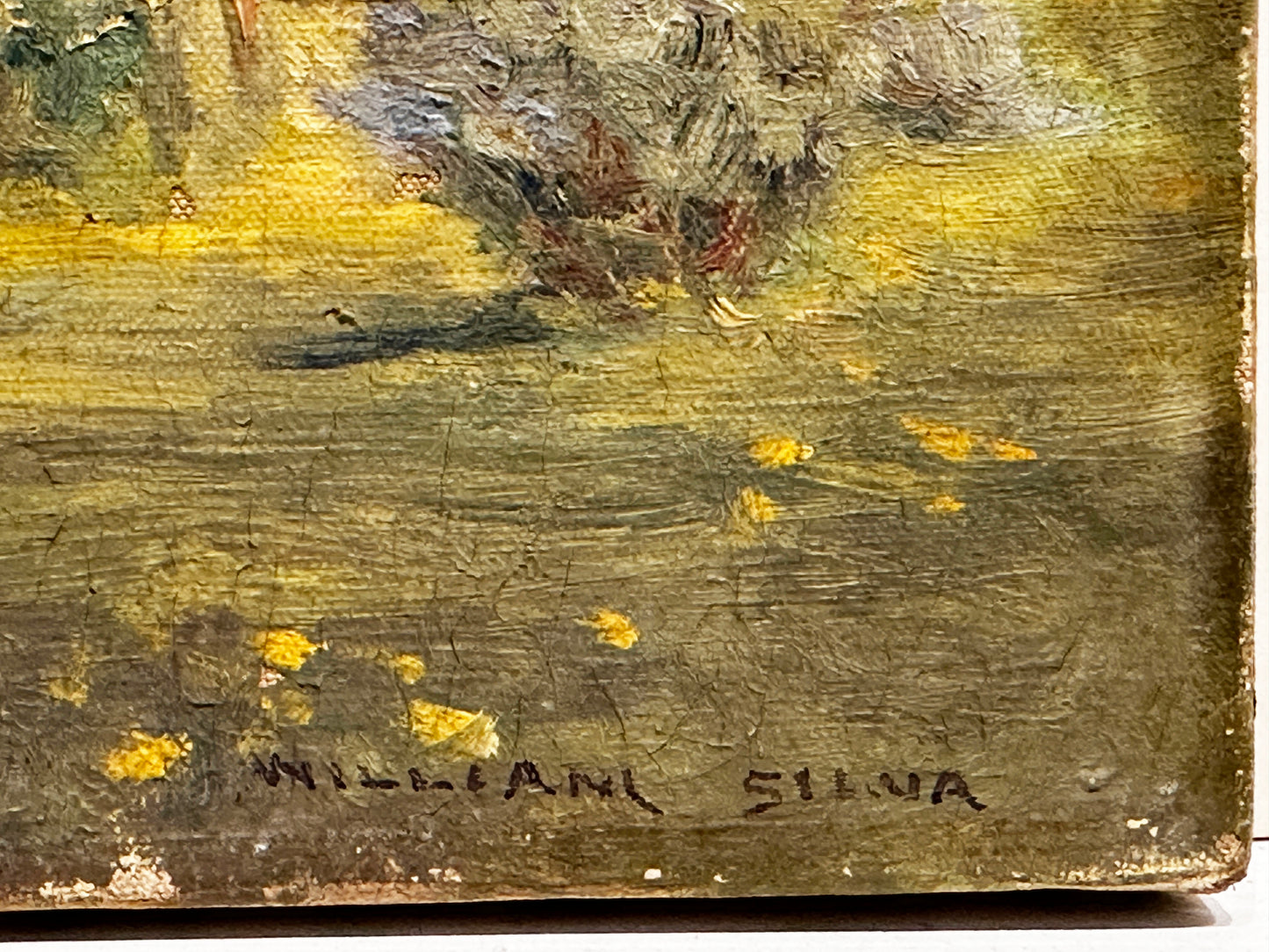 William Silva Oil on Canvas: Landscape