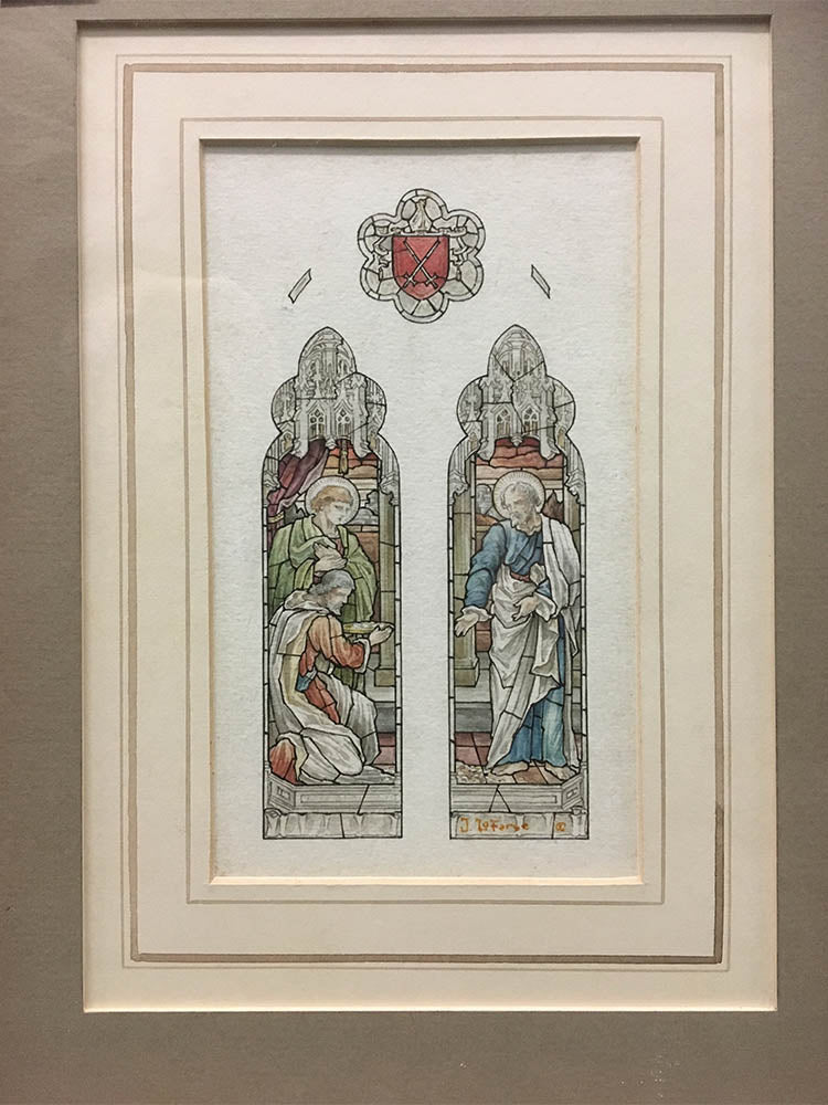 John La Farge Drawings: Original watercolors designs for stained-glass windows