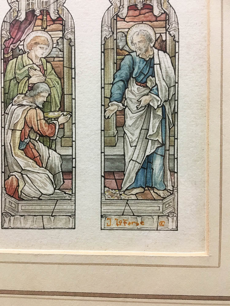 John La Farge Drawings: Original watercolors designs for stained-glass windows