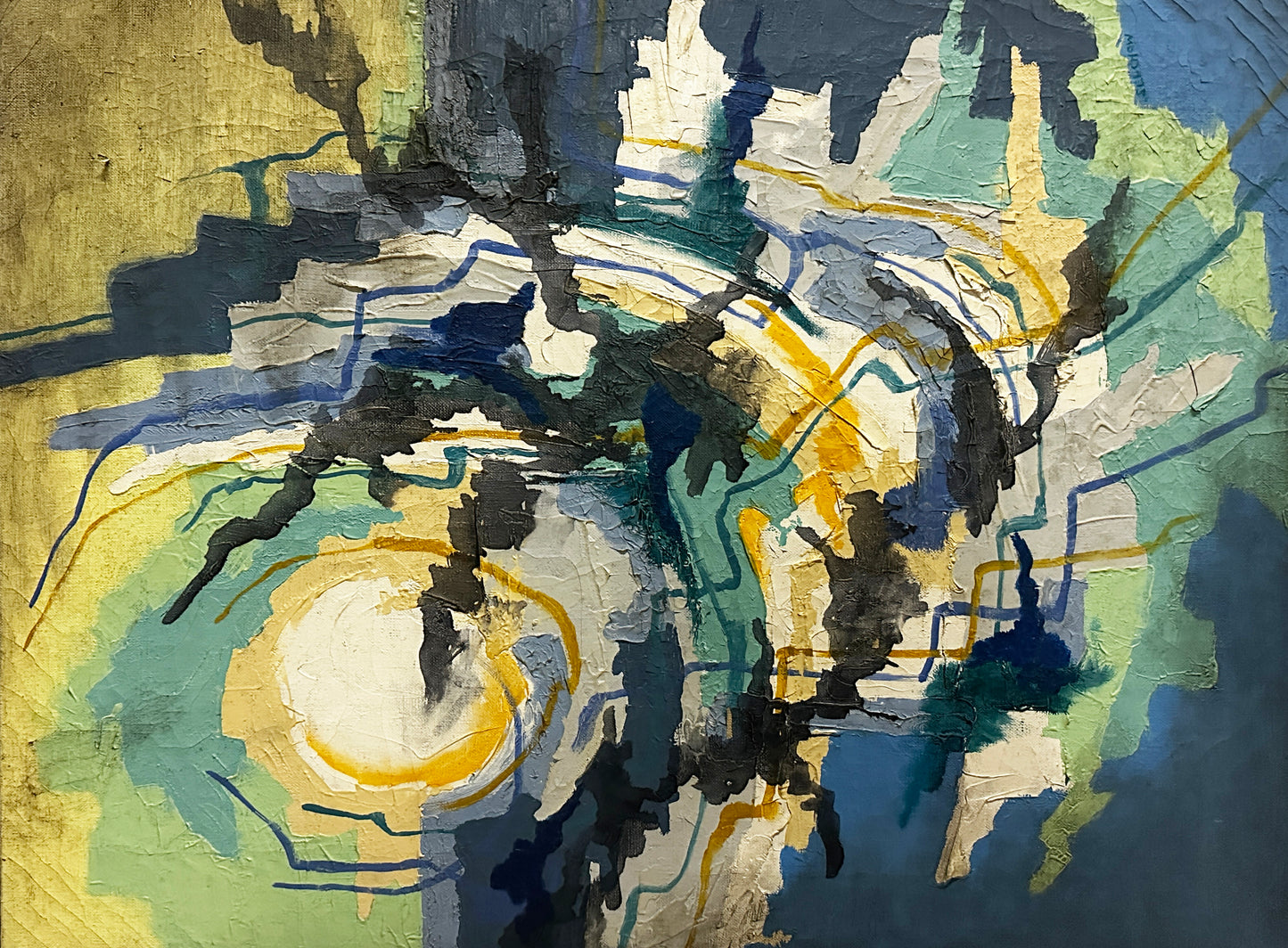 Roger Selchow Oil Painting: Abstract