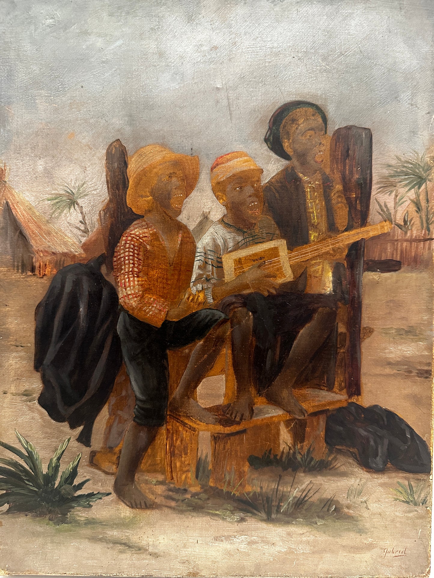 Oil Painting by Artist Gabriel: Black Musicians