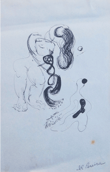 "Lyrical Abstraction" by Irene Rice Pereira