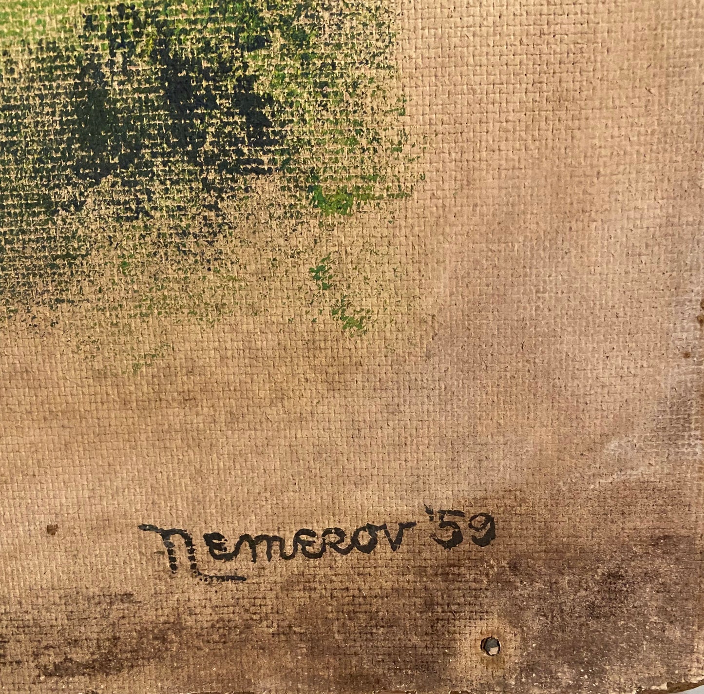 David Nemerov Oil Painting: City skyline sunset