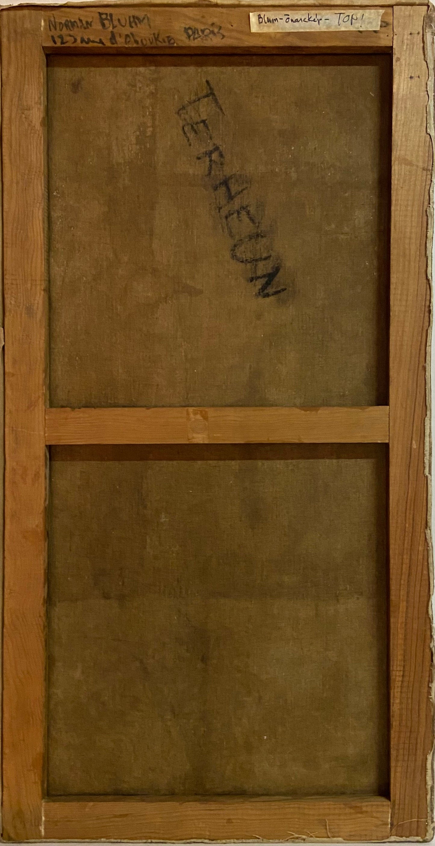Norman Bluhm Oil Painting: Self portrait