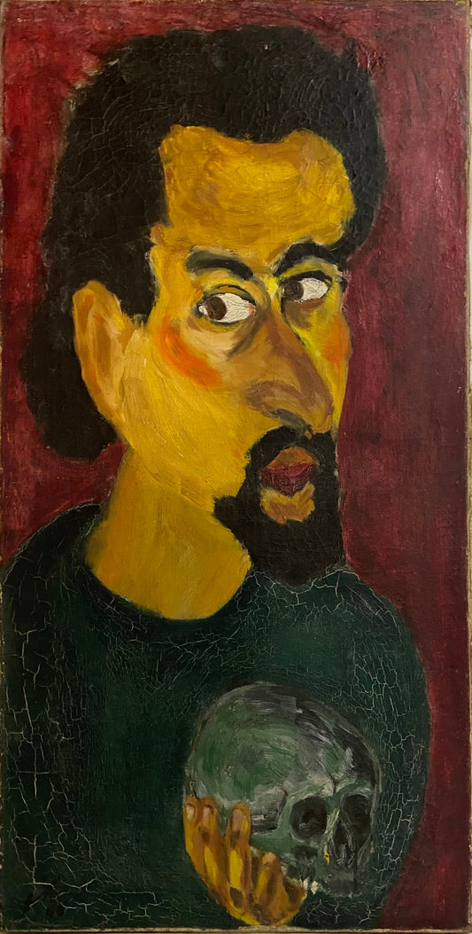 Norman Bluhm Oil Painting: Self portrait