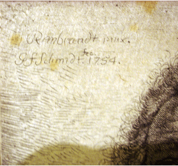 Bust of a man with a necklace, after Antoine Pesne by Georg F. Schmidt