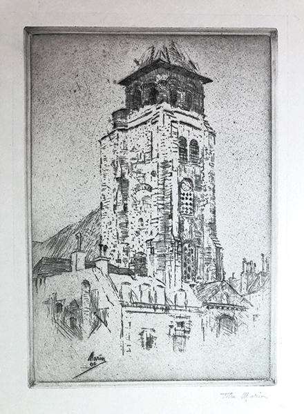 "St. Germain-Des-Pres, Paris" by John Marin