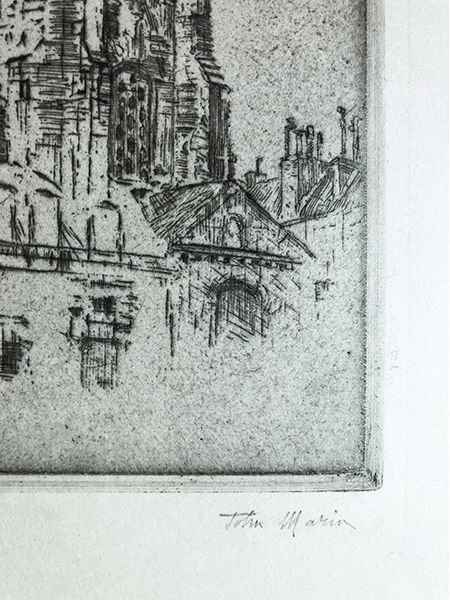 "St. Germain-Des-Pres, Paris" by John Marin