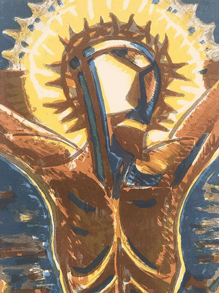 Francois Gos "Christ en Croix"