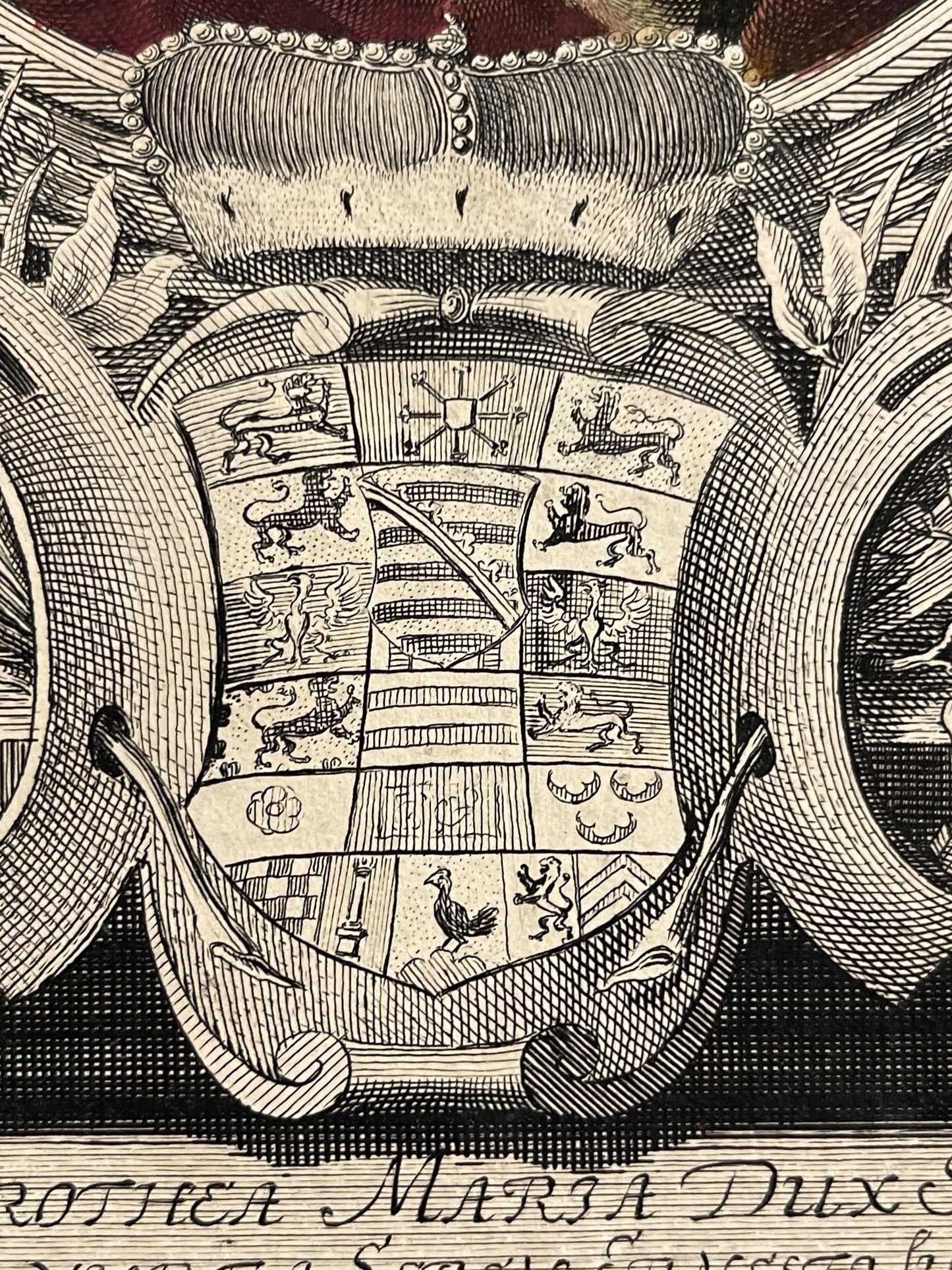 Martin Bernigeroth Engraving: Dorothea Maria of Saxe