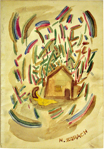 "Nude in a Enchanted Landscape" by Marguerite Zorach