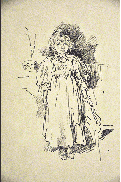 "Little Evelyn" by James Whistler