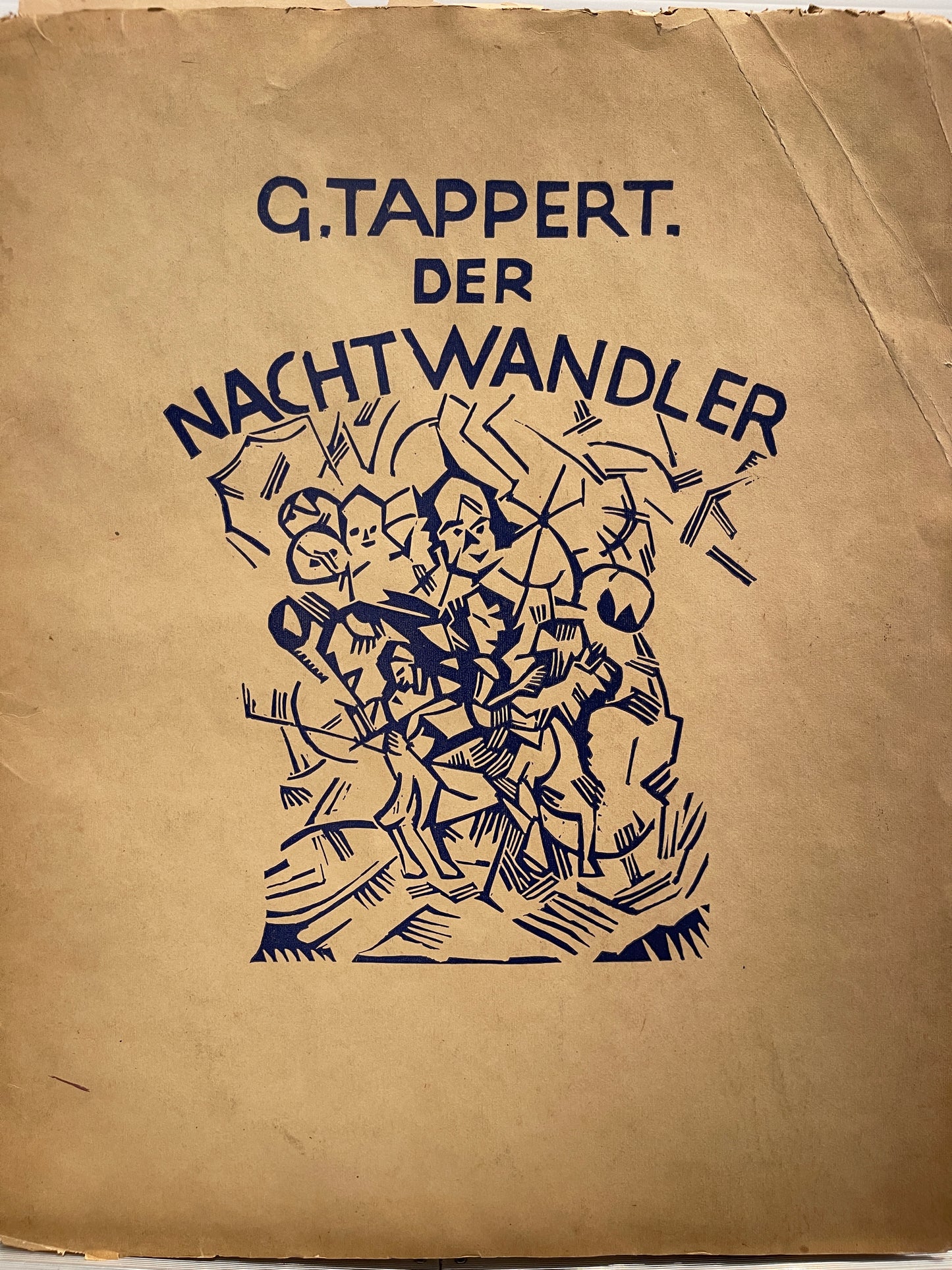 George Tappert Set of 8 Woodcuts: "The Nightwalker"