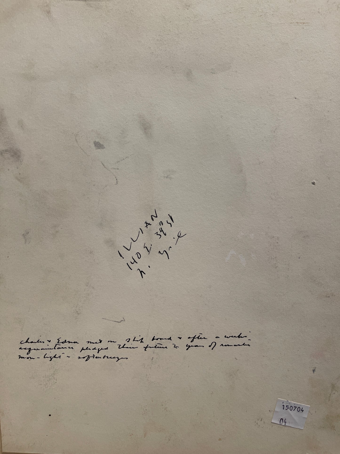 Set of 3 George Illian Drawings