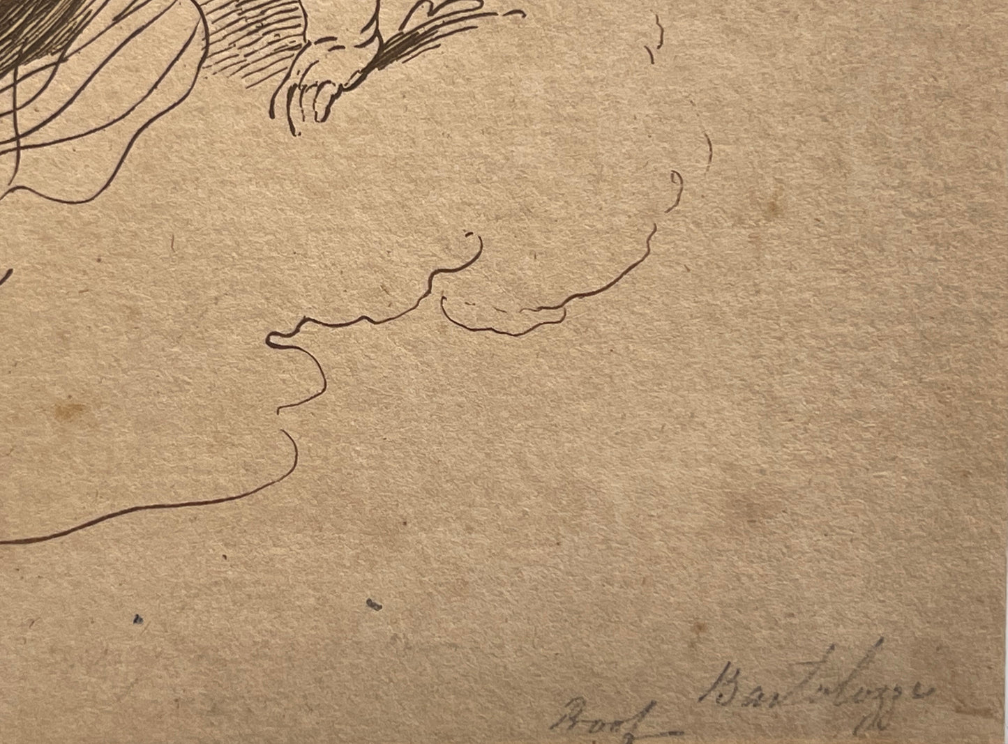 Francesco Bartolozzi Etching (after Guercino): Dio Padre Benedicente