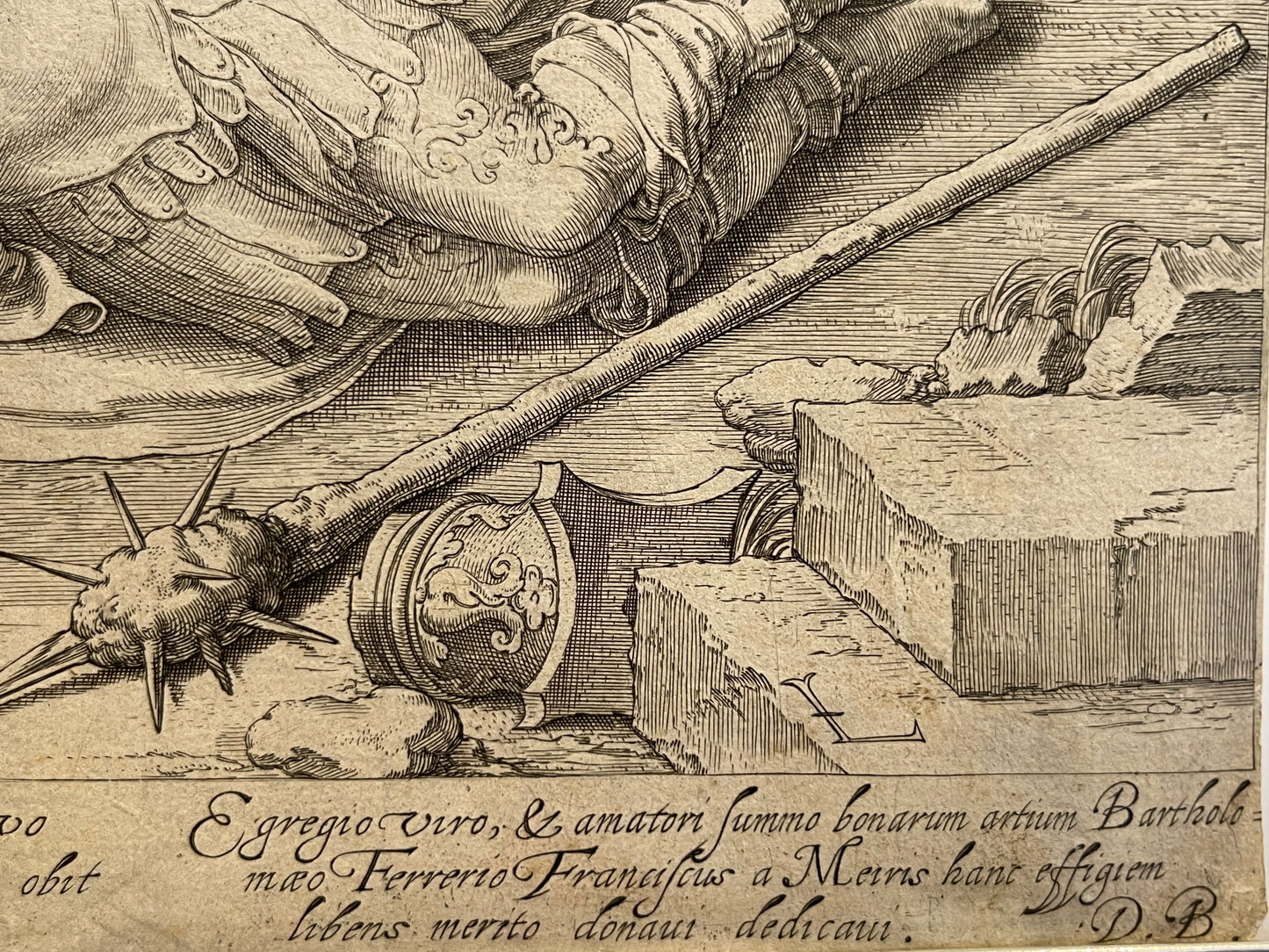 Jan Pietersz. Saenredam Engraving: "Jael and Sisera"