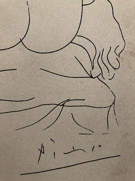 "The Muse and Her Minotaur" by Pablo Picasso